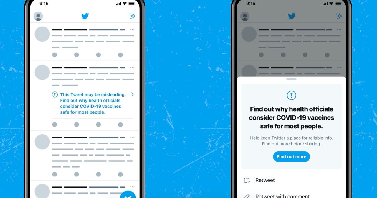 Twitter börjar blockera dem som sprider lögner om covid-19