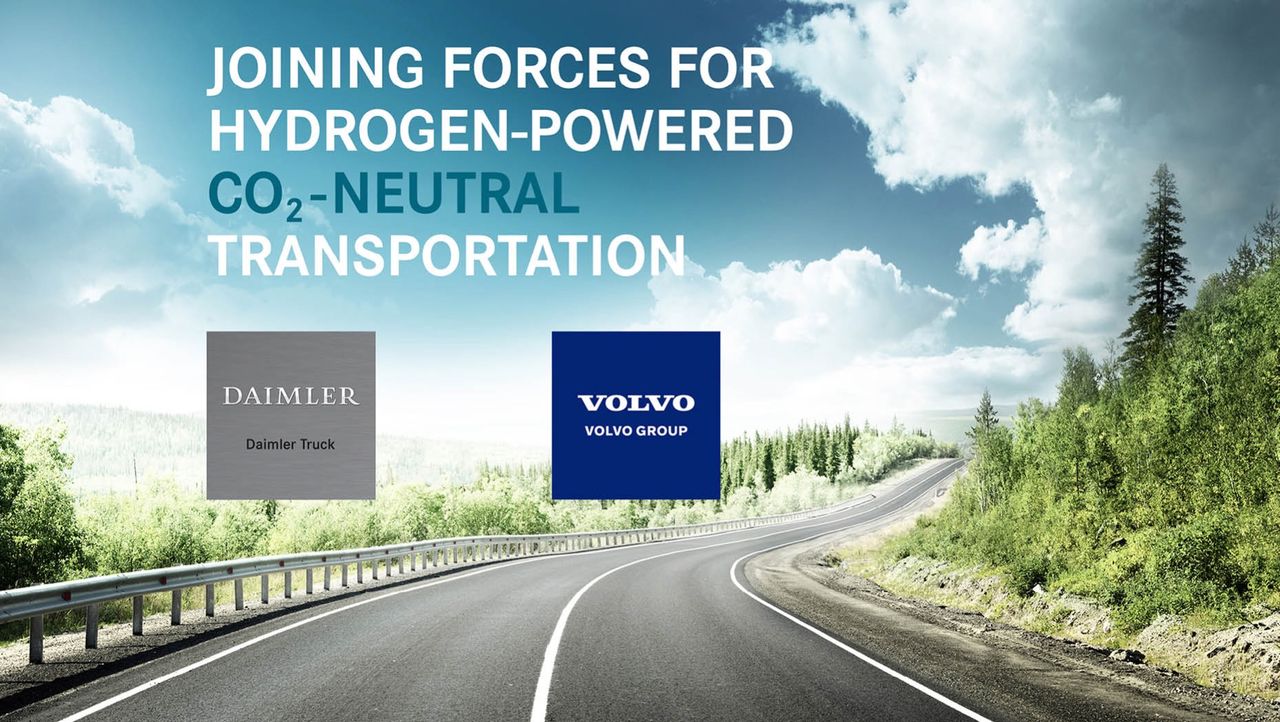 Daimler Truck AG och Volvokoncernen bildar bränslecellsbolag
