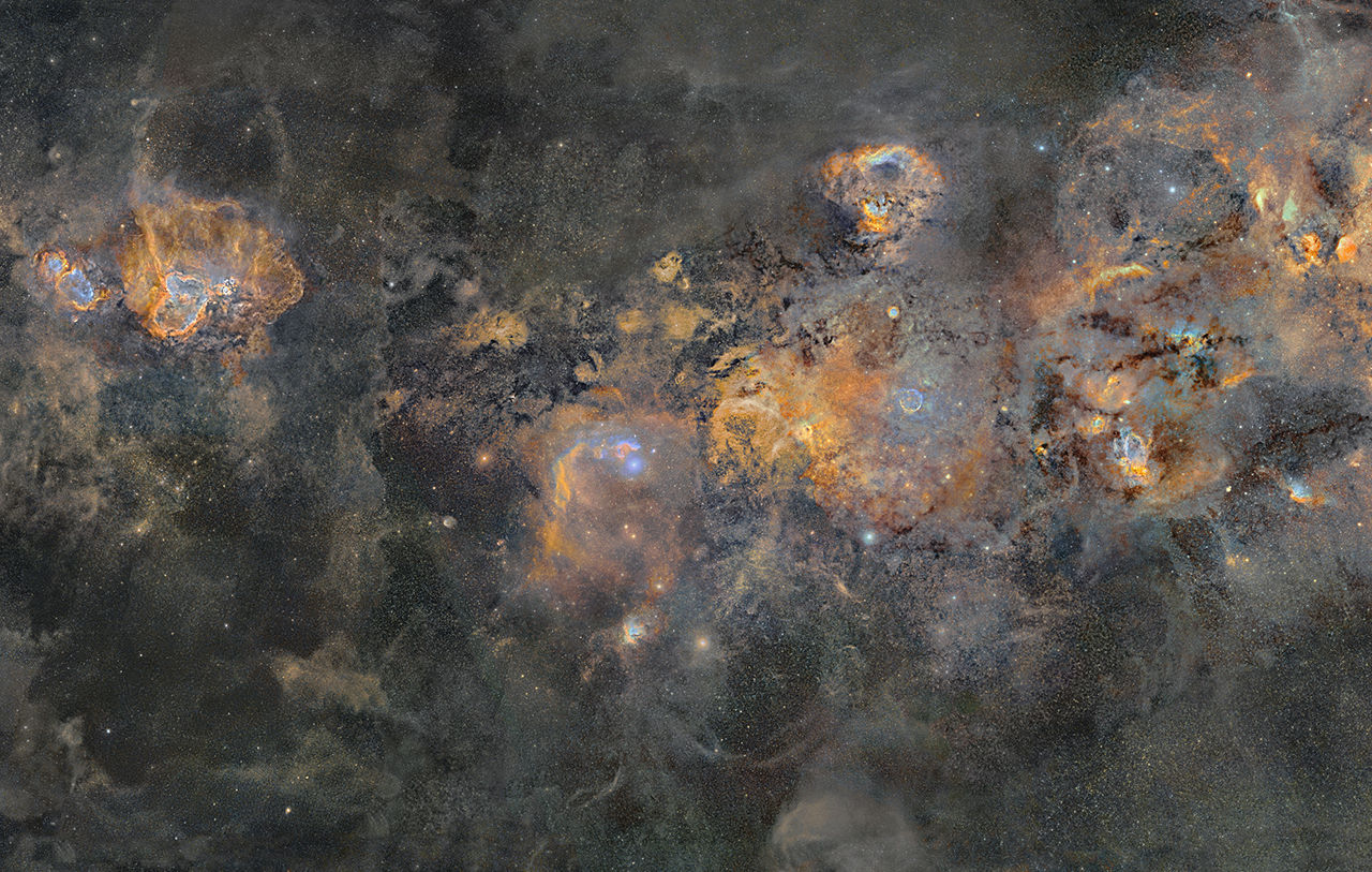 Finländsk astronom har gjort jättebild av Vintergatan