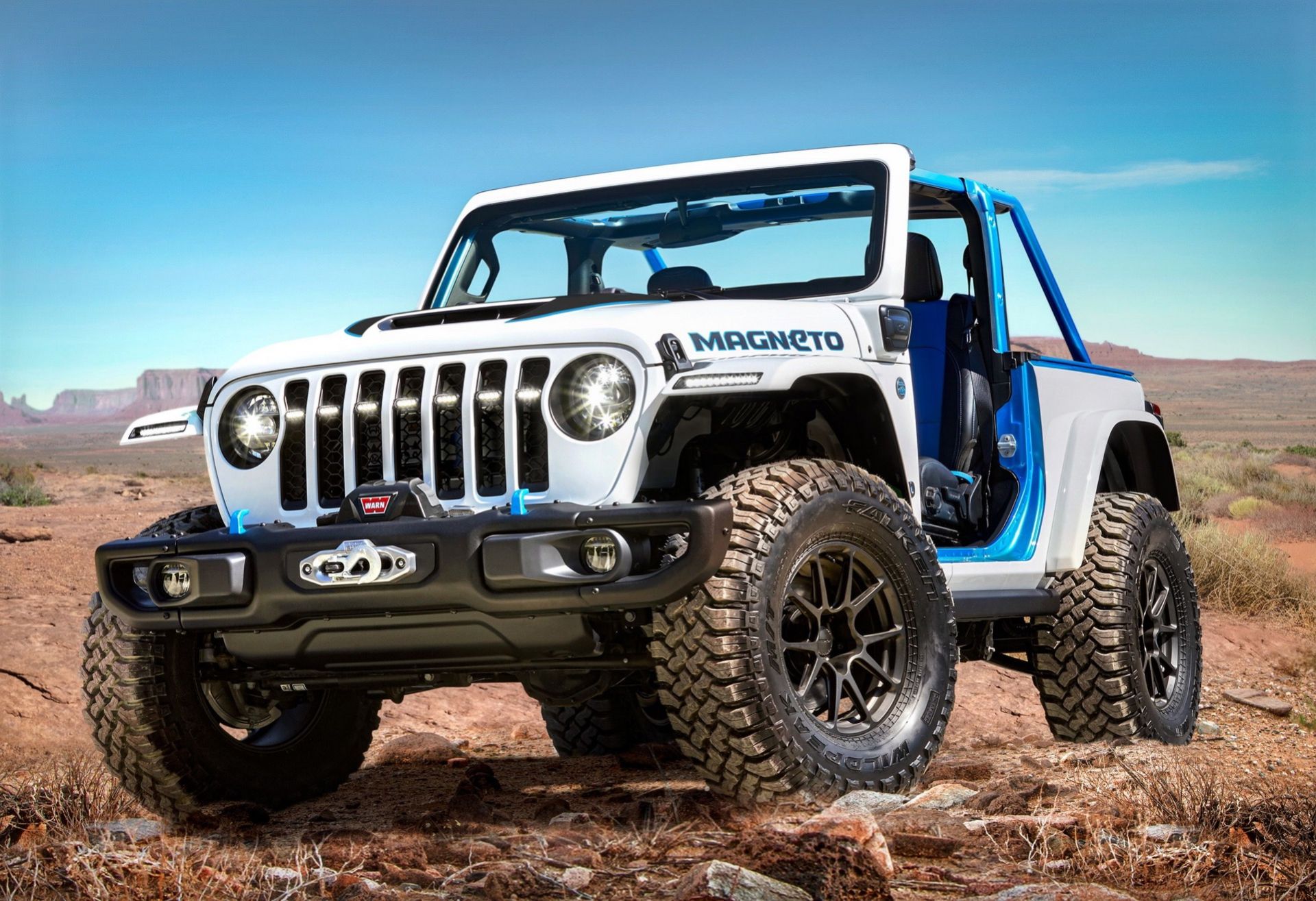 Jeep visar helt eldriven Wrangler