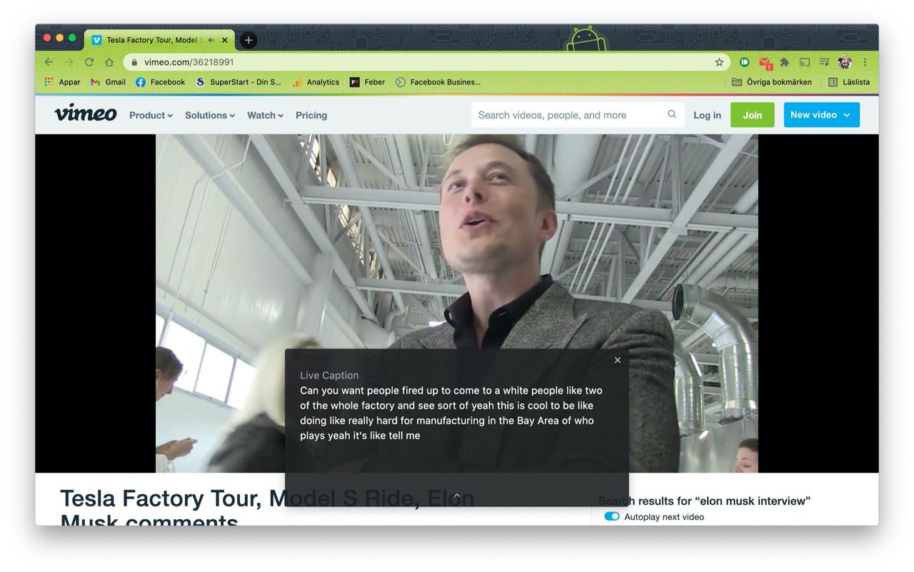 Chrome kan nu börja undertexta ljudklipp automatiskt