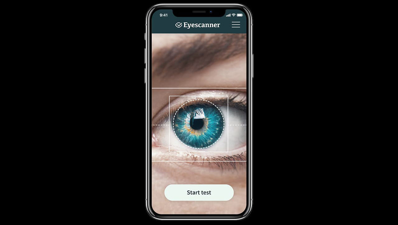 Appen Eyescanner ska kunna se om någon är drogpåverkad