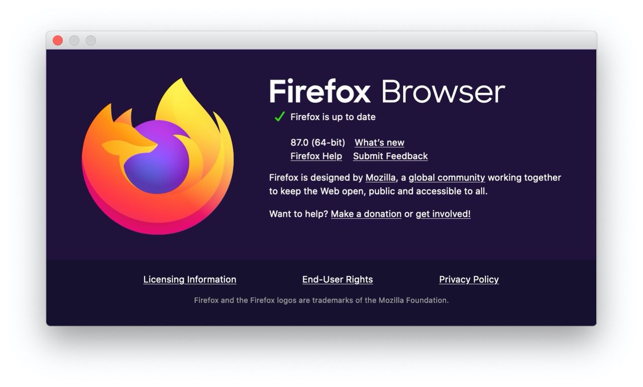 Mozilla har släppt Firefox 87