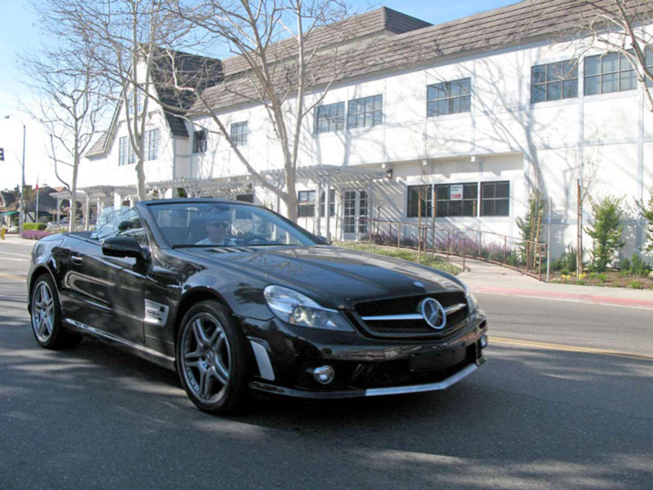 Nya SL63 AMG testas i Kalifornien