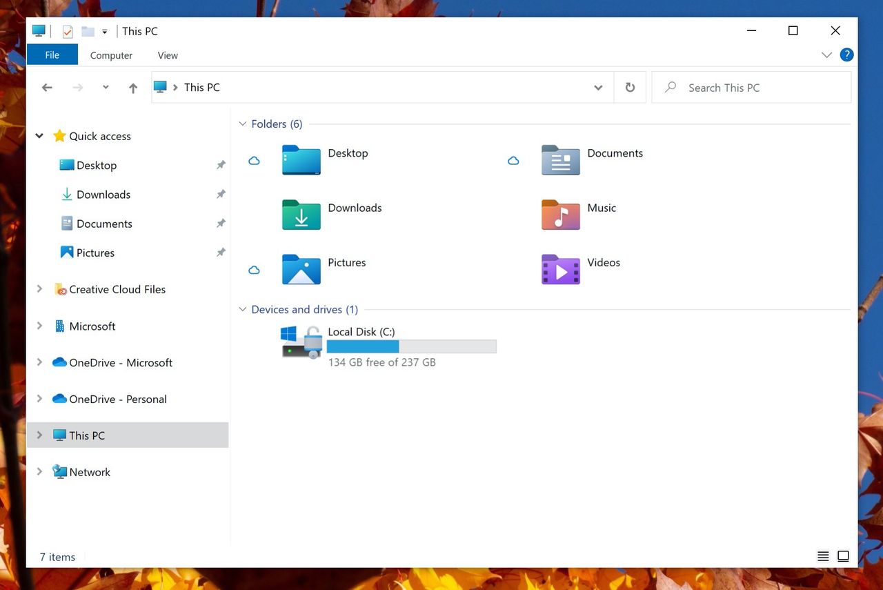 Microsoft visar upp nya ikoner för filhanteraren i Windows 10