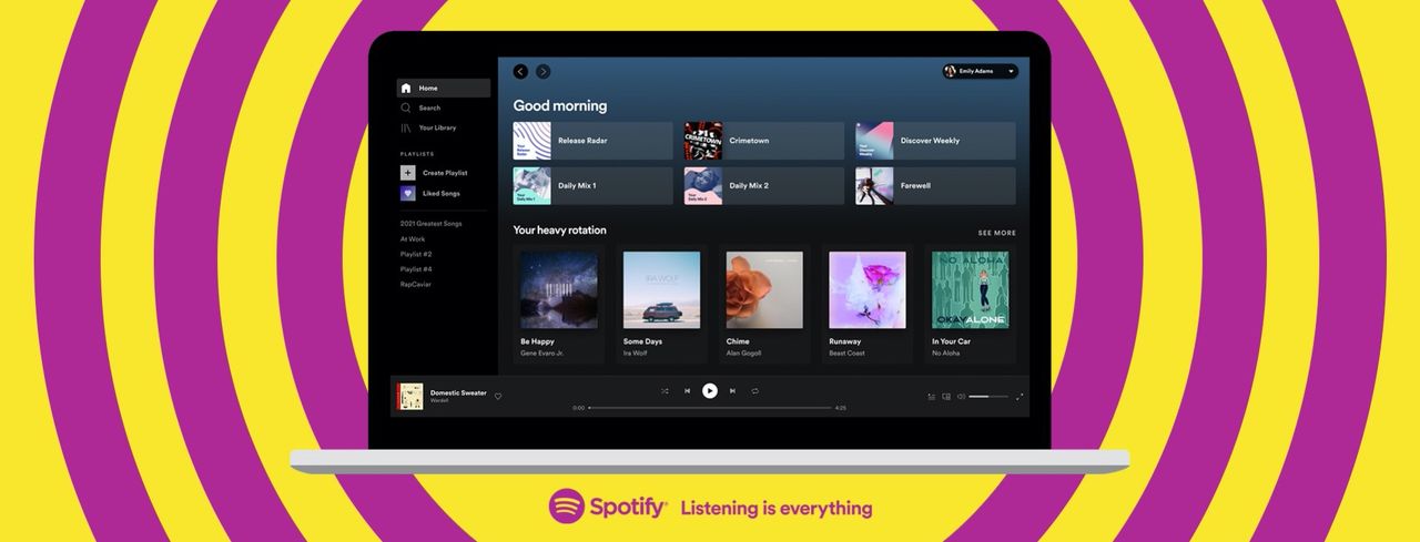 Spotify uppdaterar appen för desktop och webben
