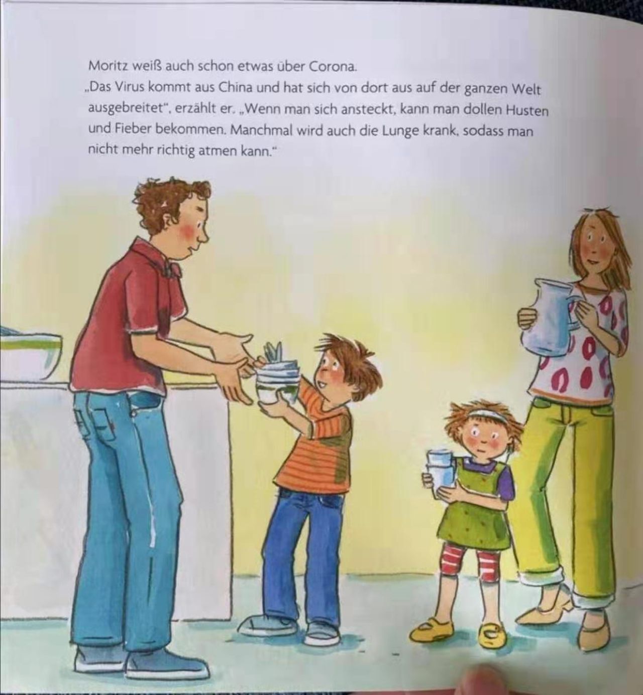 Kina toklackar över tysk barnbok