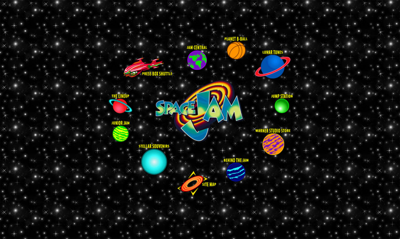 Space Jam har fått en ny hemsida