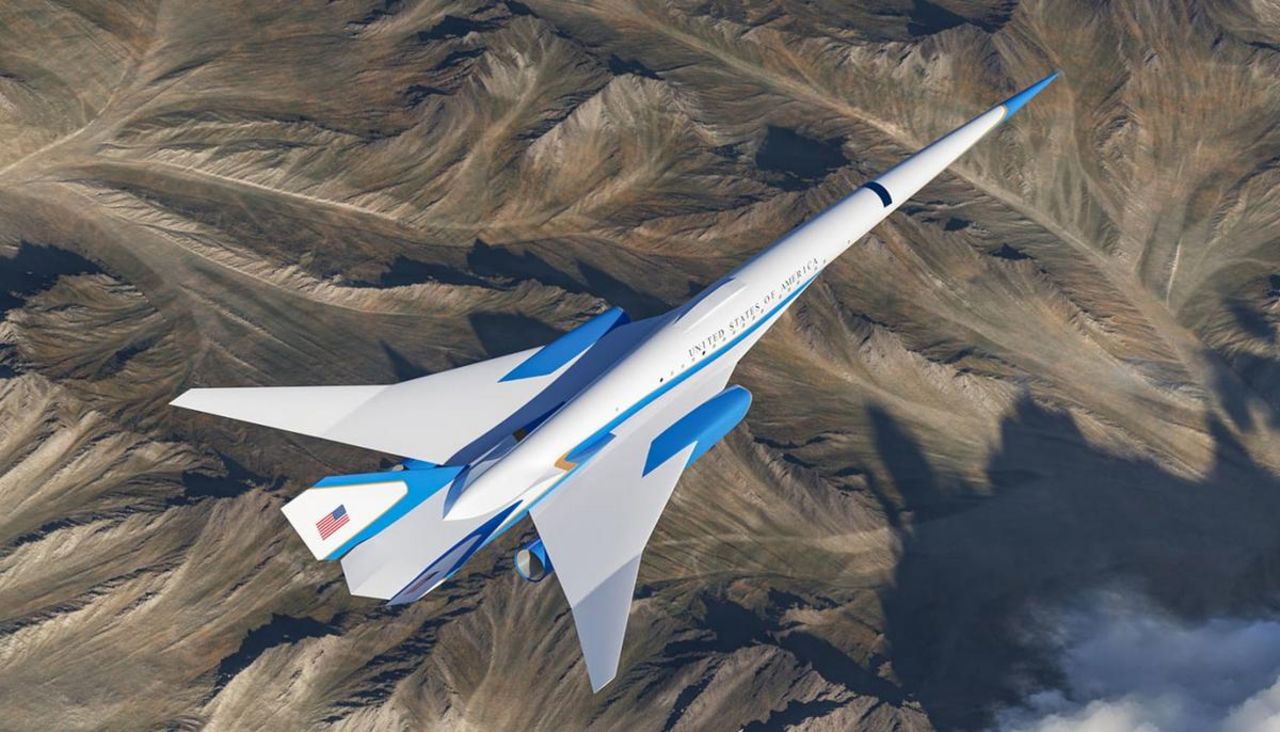 Så här skulle Air Force One kunna se ut i en överljudsversion
