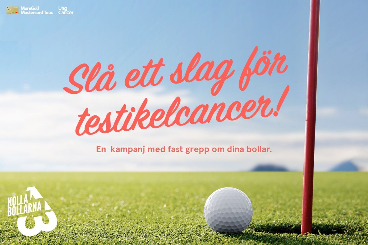 Ung Cancer kampanjar på Sveriges golfbanor