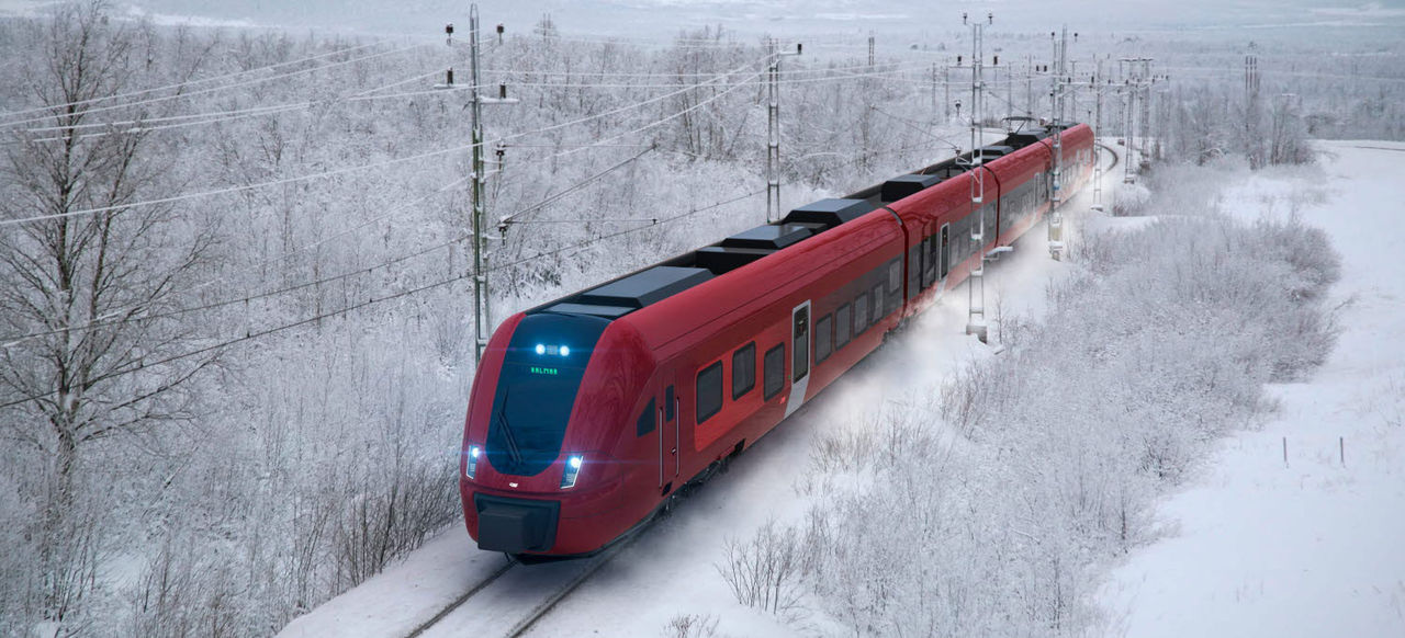 Nya Krösatågen blir lingonfärgade