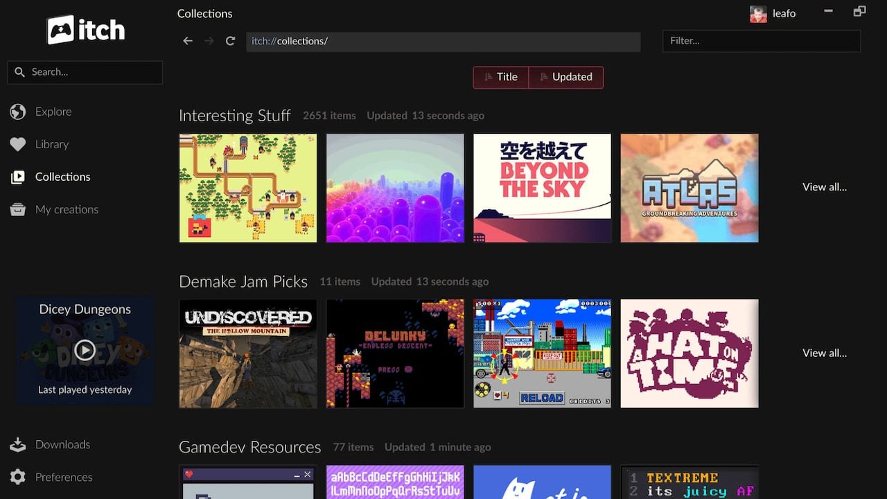 Indiespelsbutiken Itch.io kommer till Epic Games Store