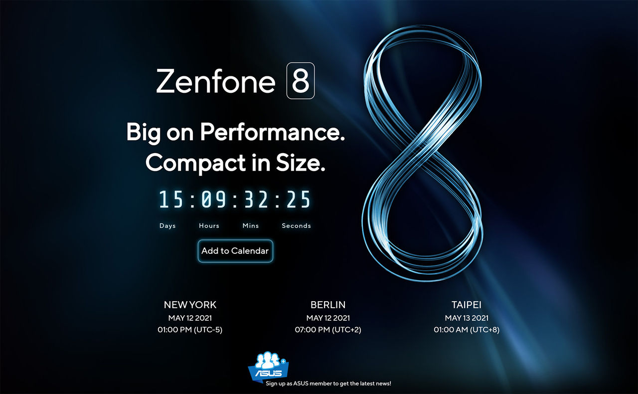Asus presenterar Zenfone 8 om några veckor