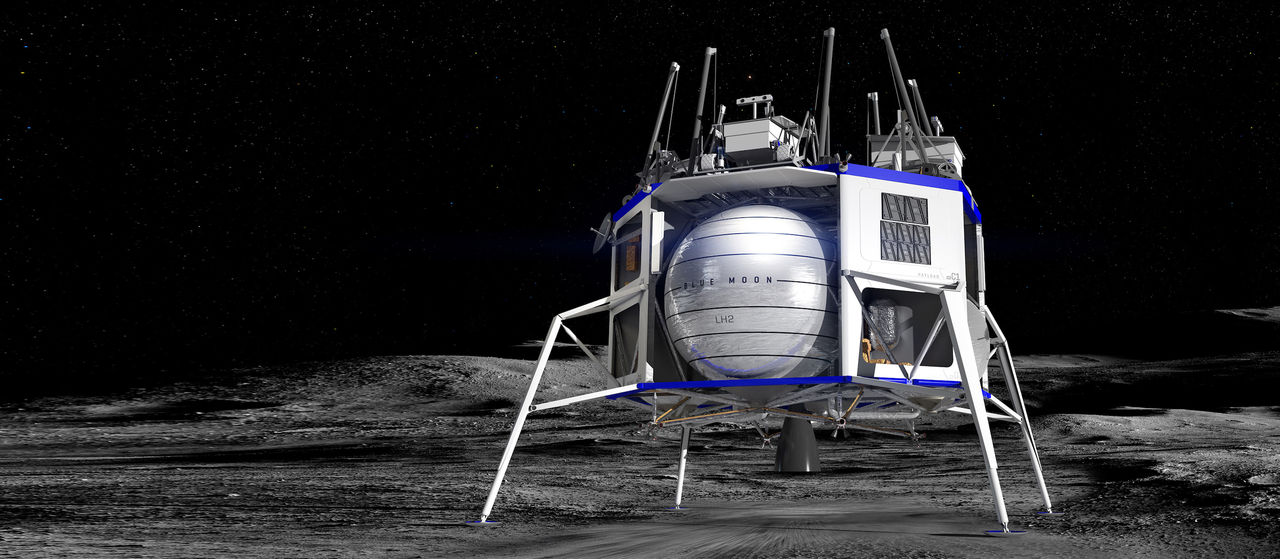 Blue Origin protesterar mot NASA:s val av månlandare