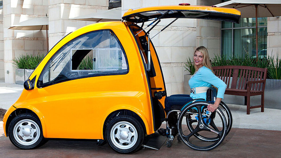 Kenguru är en elbil för rullstolsburna