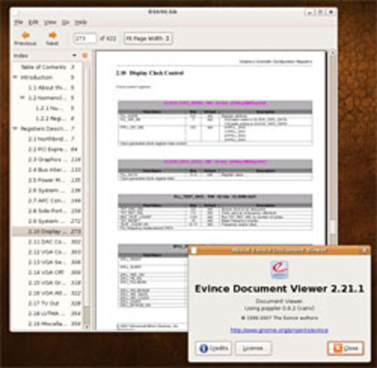 Första titt på Gnome 2.22