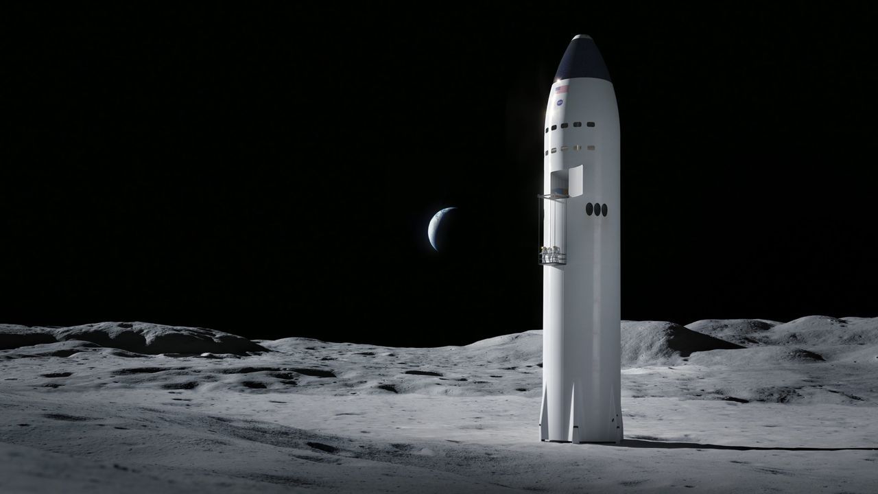 SpaceX månlandar-kontrakt med NASA får vänta