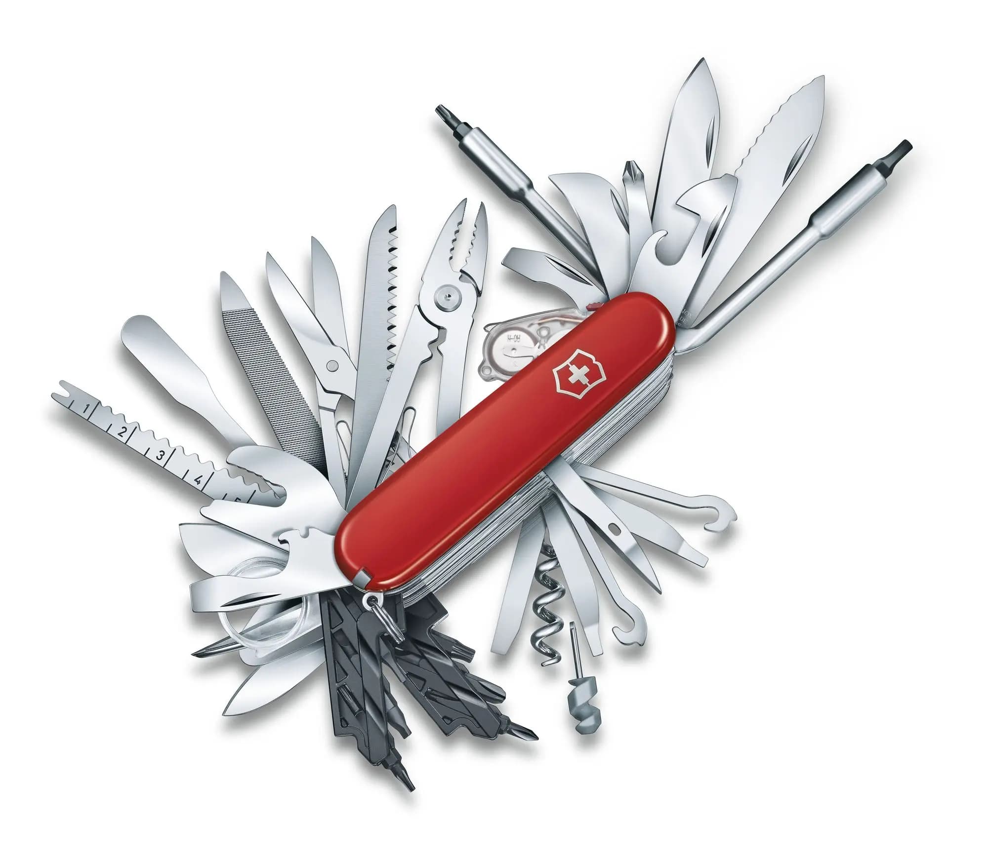 Victorinox presenterar Swiss Champ XXL. Med 73 olika funktioner
