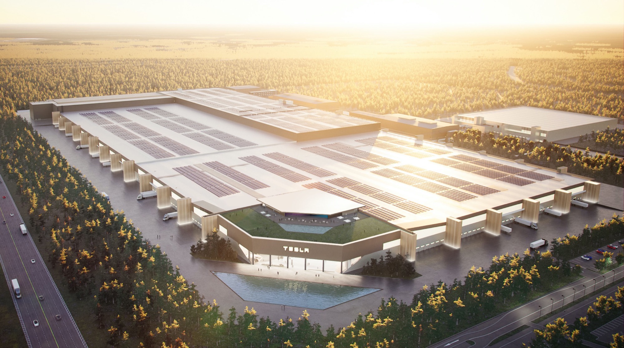 Teslas fabrik i Tyskland startar först nästa år Batterifabriken försenad