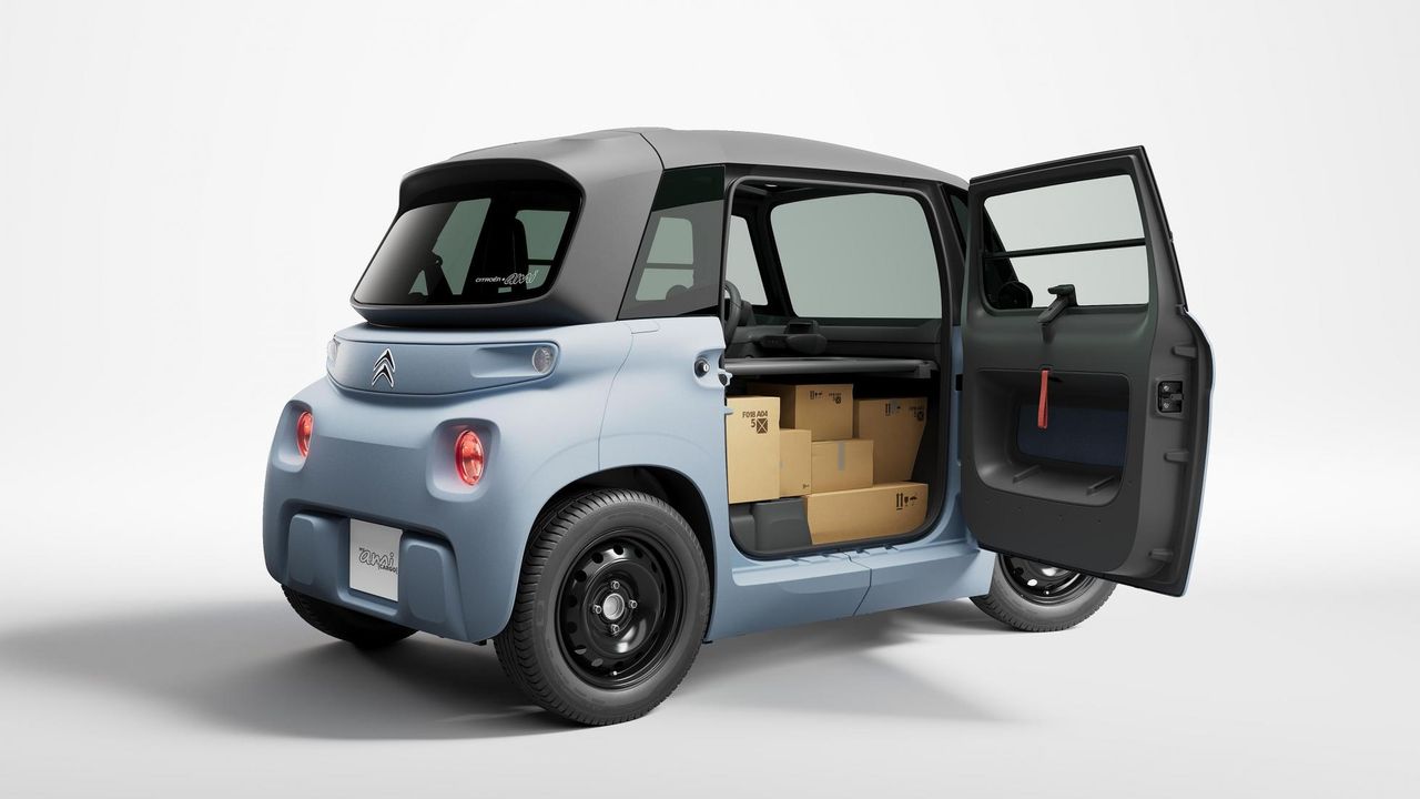 Citroën lanserar fraktversion av sin elbil Ami