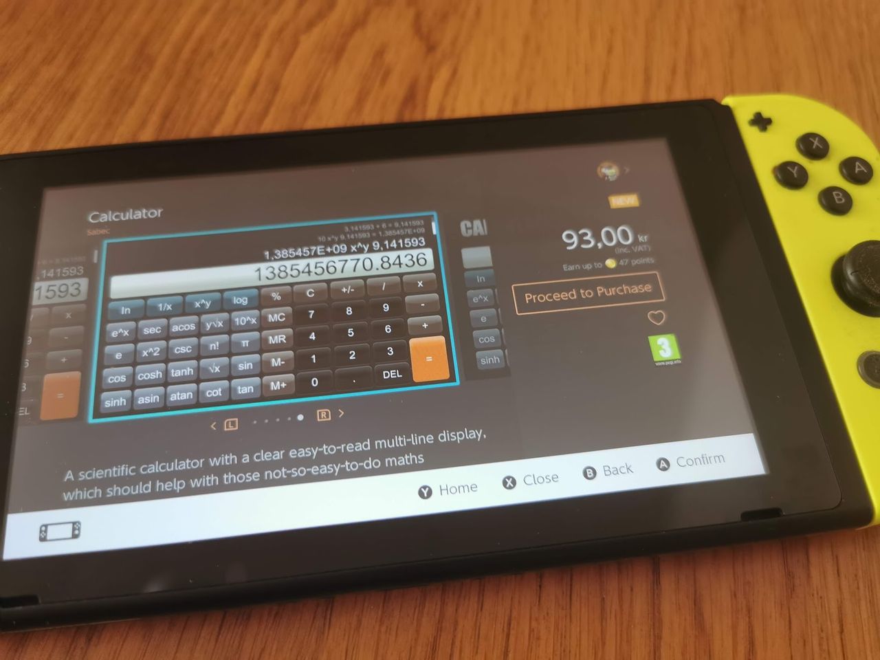Nu kommer miniräknare till Nintendo Switch