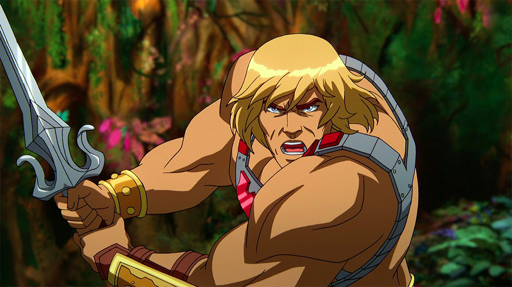 First images from Masters of the Universe: Revelation.  He-Man!