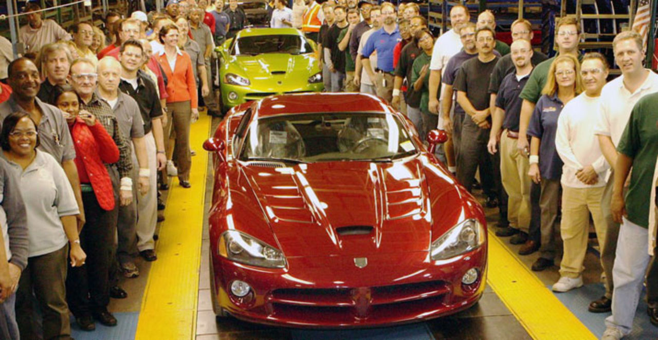 Och Dodge har tillverkat 25000 Vipers