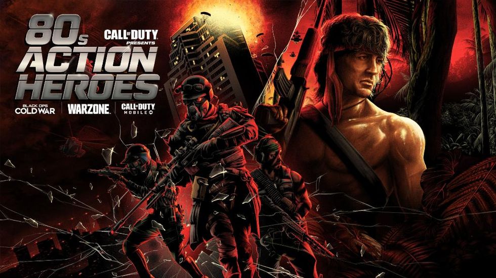 Rambo och John McClane på ingång till Call of Duty