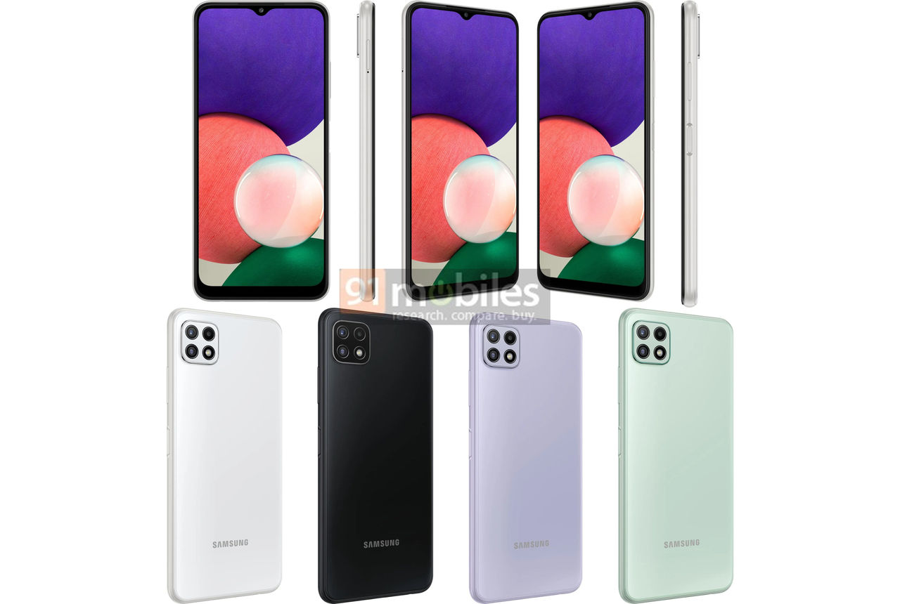 Bilder på Galaxy A22 5G läcker