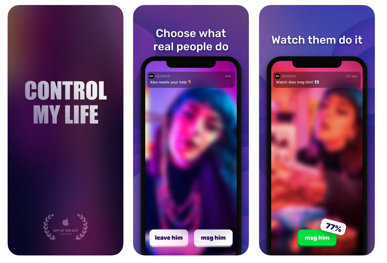 Ny app låter dig betala för att styra någon annans liv