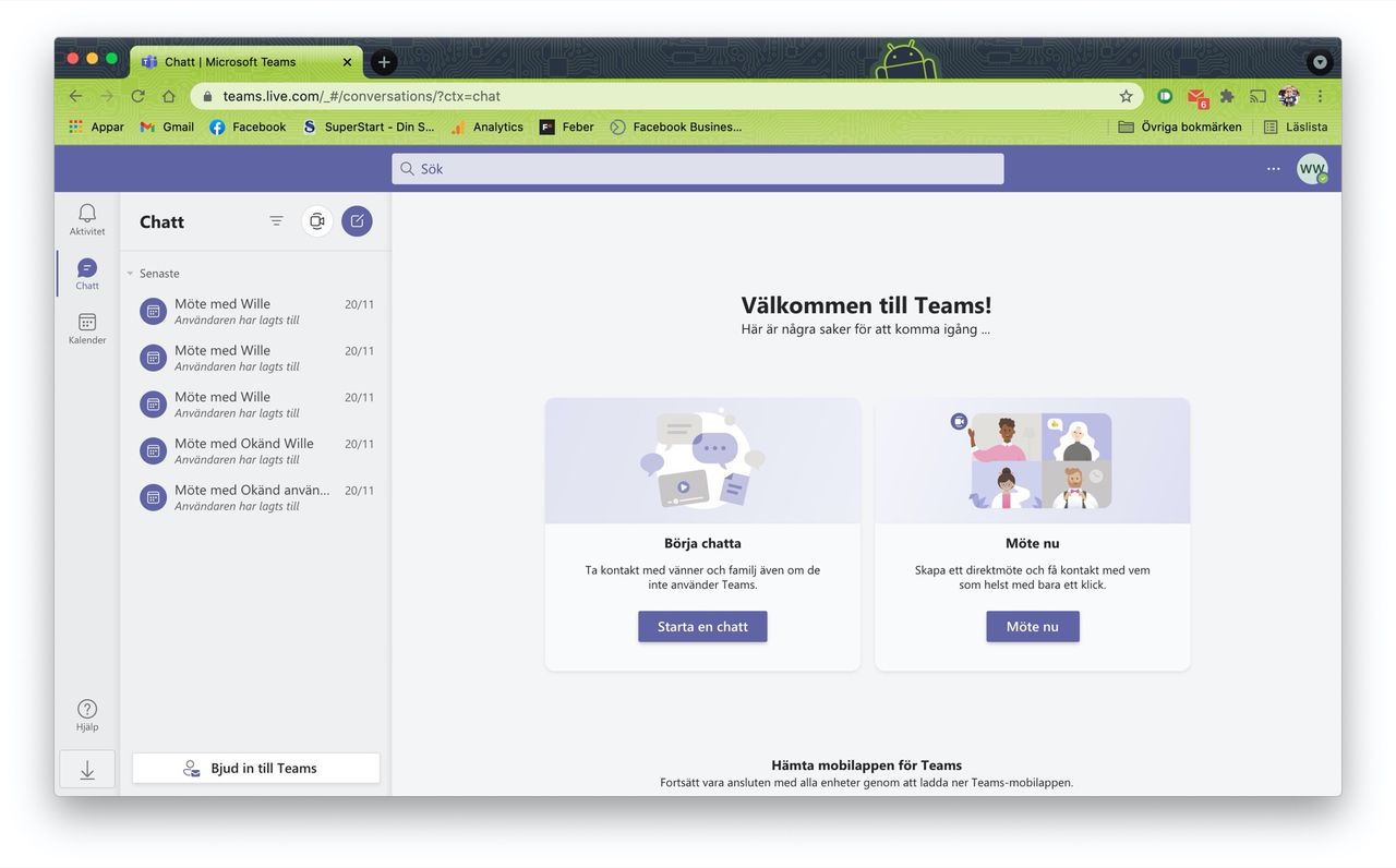 Microsoft släpper Teams för personligt bruk officiellt