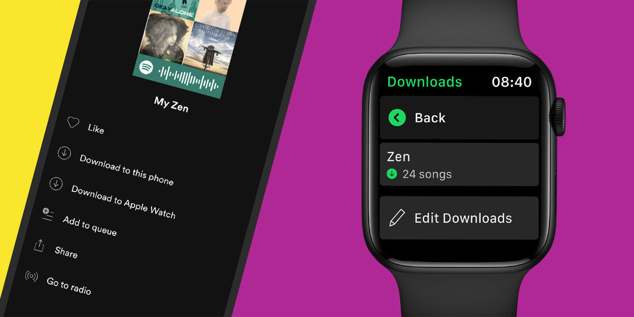 Spotify fixar offlinestöd till Apple Watch