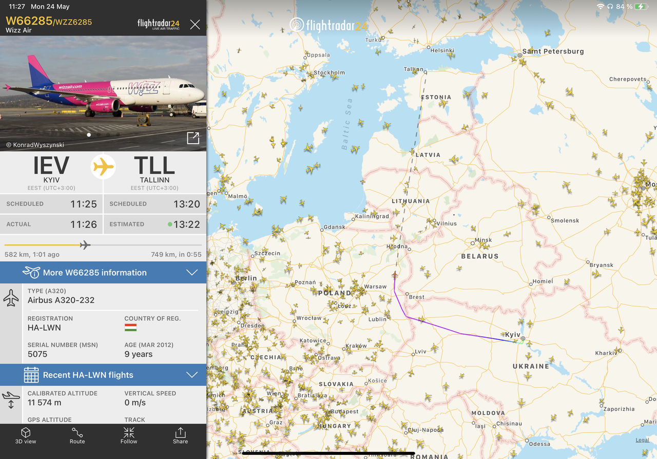 Flygbolag har börjat undvika att flyga över Belarus