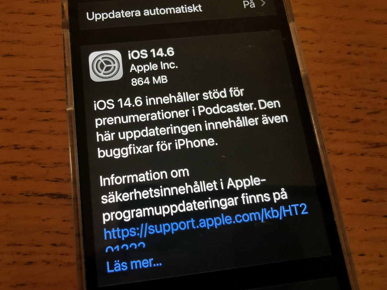 Apple släpper iOS 14.6