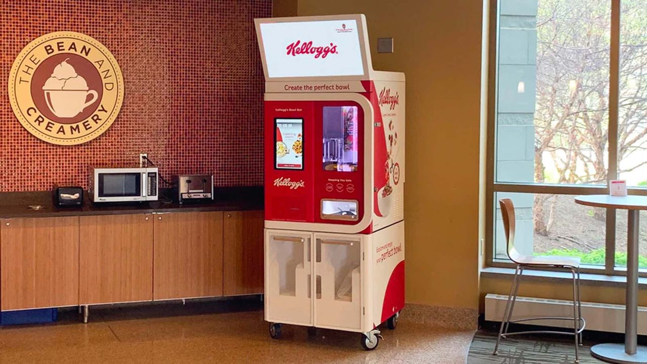 Kelloggs släpper flingautomat