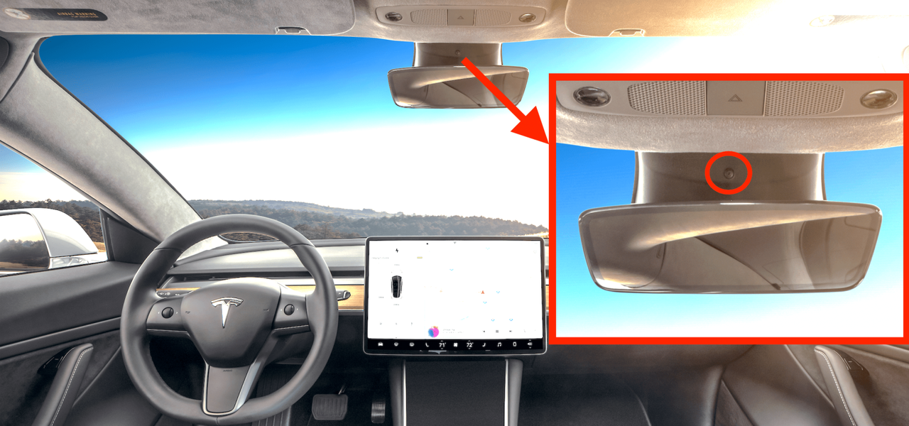 Nu börjar Tesla kameraövervaka förarsätet