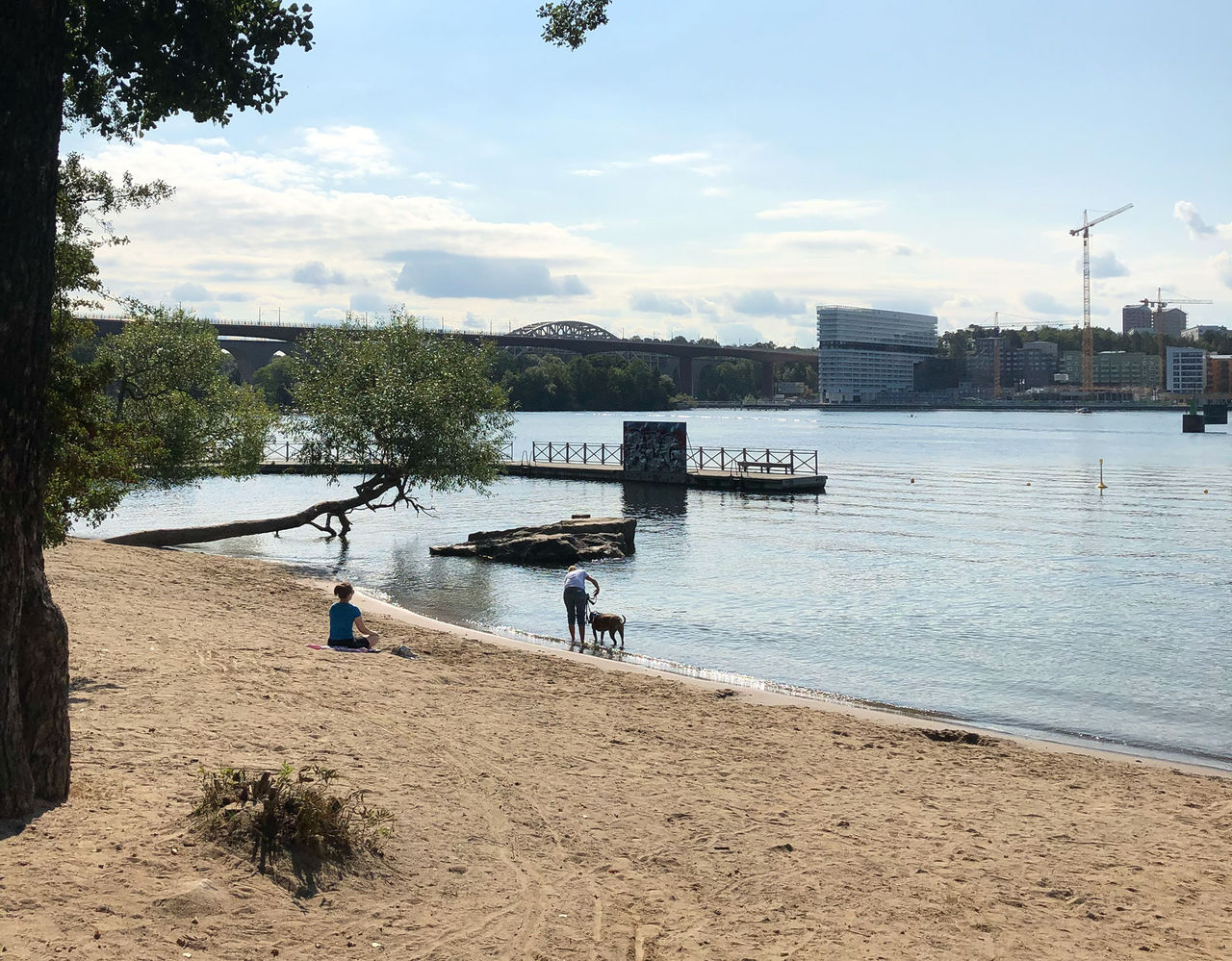 Det blir inget badande i helgen 