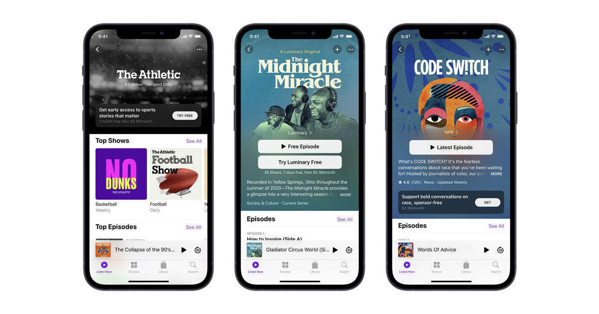 Apple postpones premium launch for podcasts.  A little final fix left to do