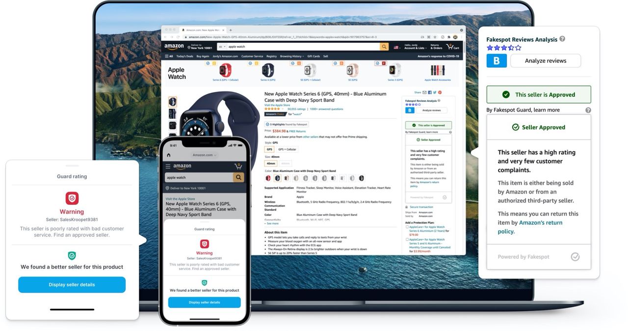 Fakespot är en app som gör e-handlandet lite säkrare