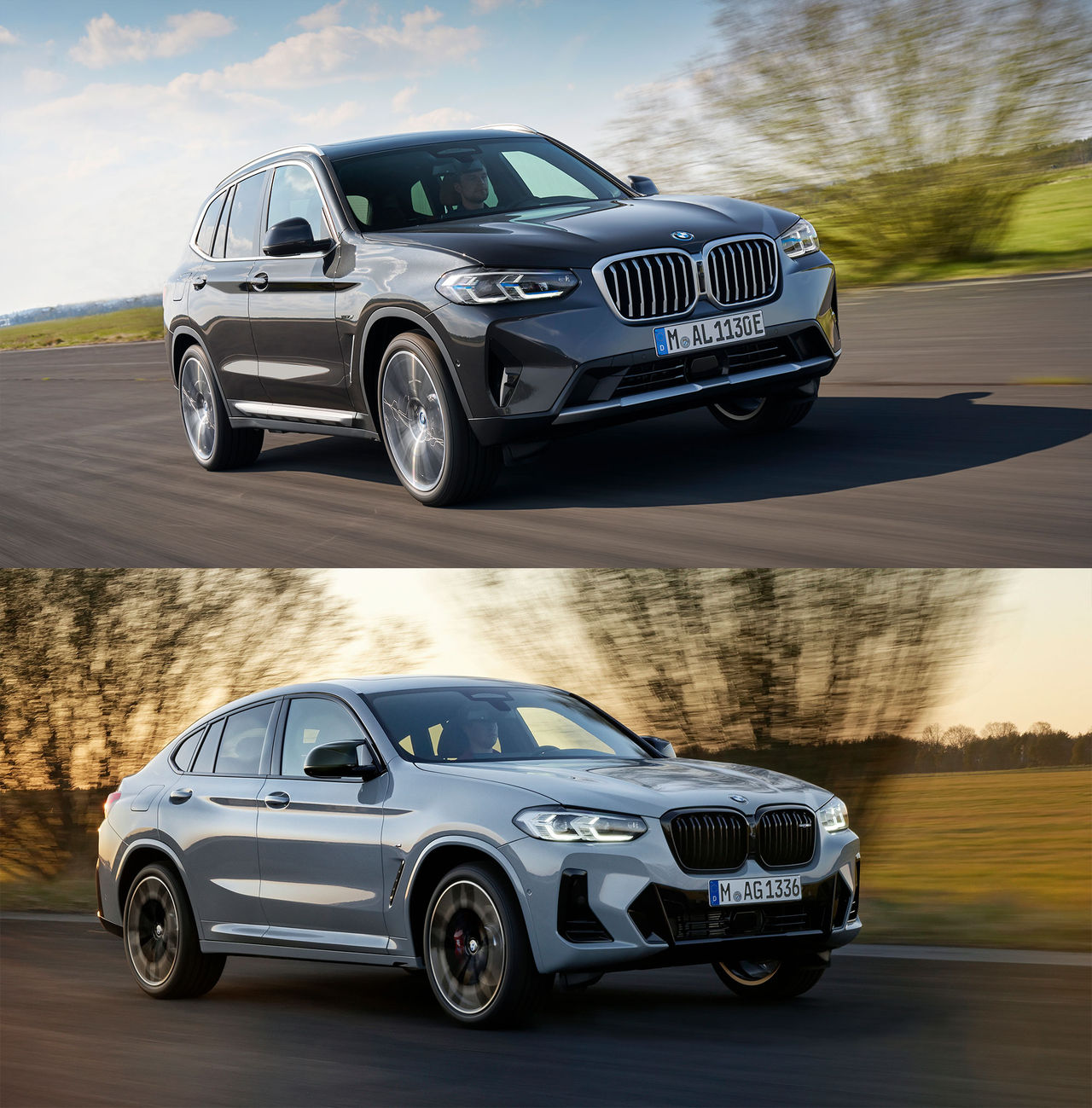 BMW ansiktslyfter X3 och X4