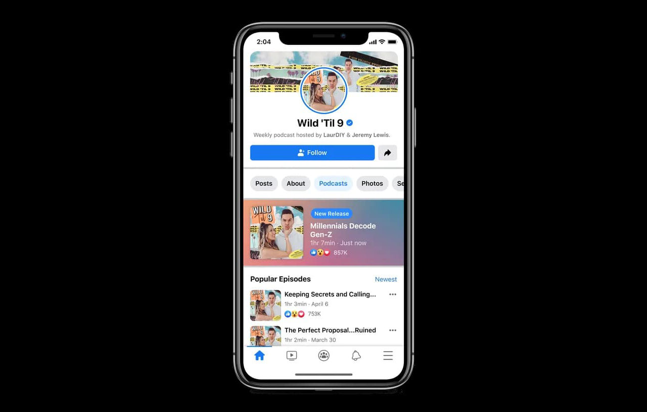 Facebook börjar satsa på podcasts