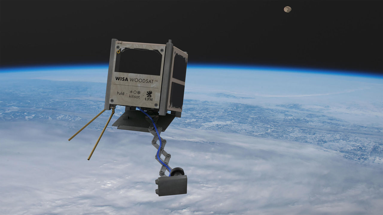 Finsk satellit i trä har gjort ett första höghöjdstest