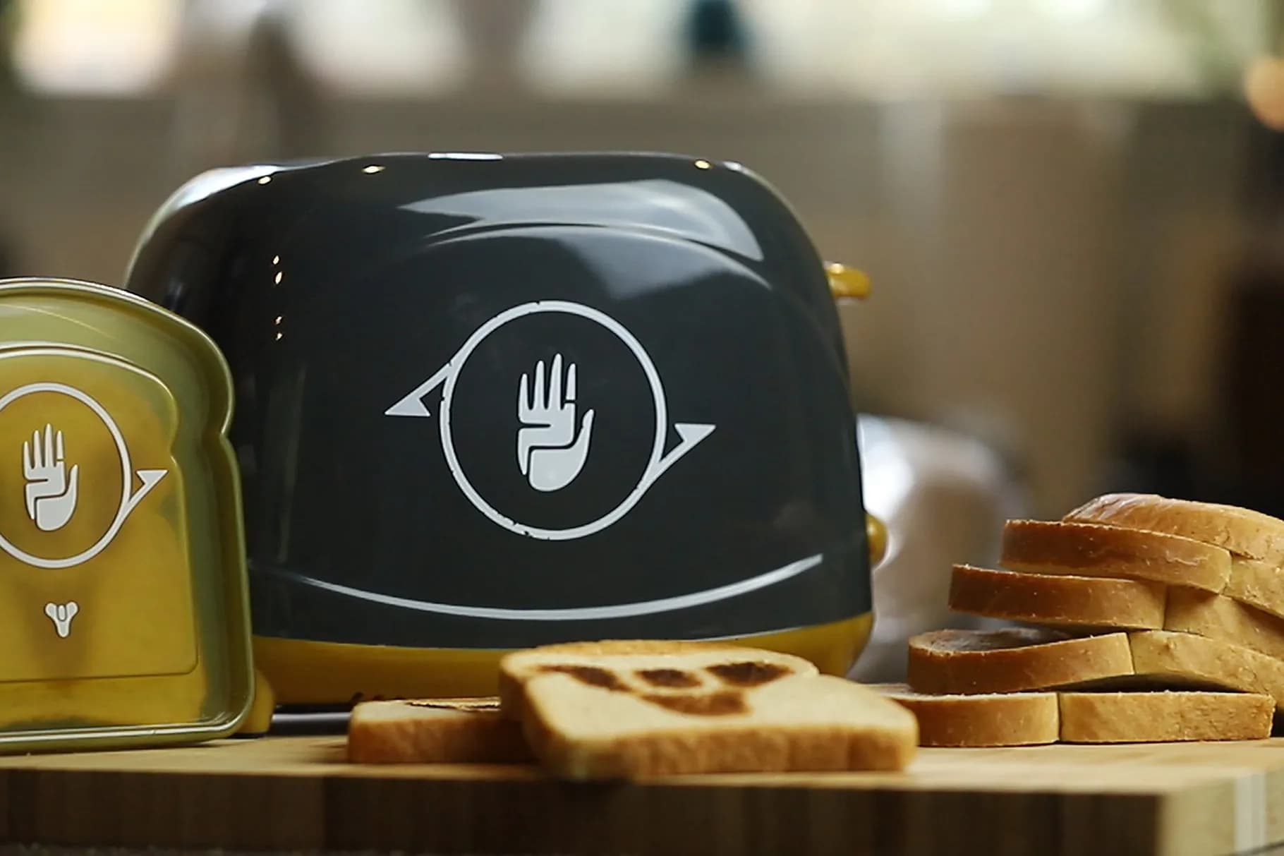 Bungie releases Destiny-themed toaster.  If you want to cook breakfast sandwiches with Tricorn emblems