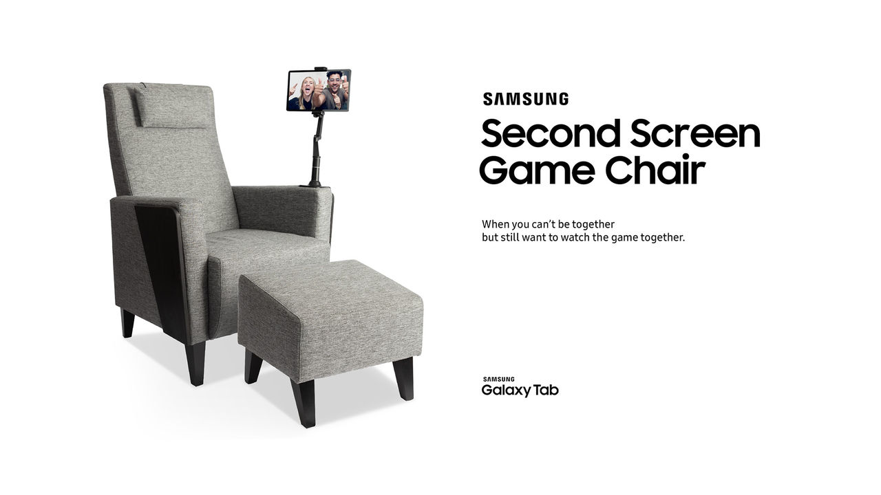 Samsung visar upp Second Screen Game Chair