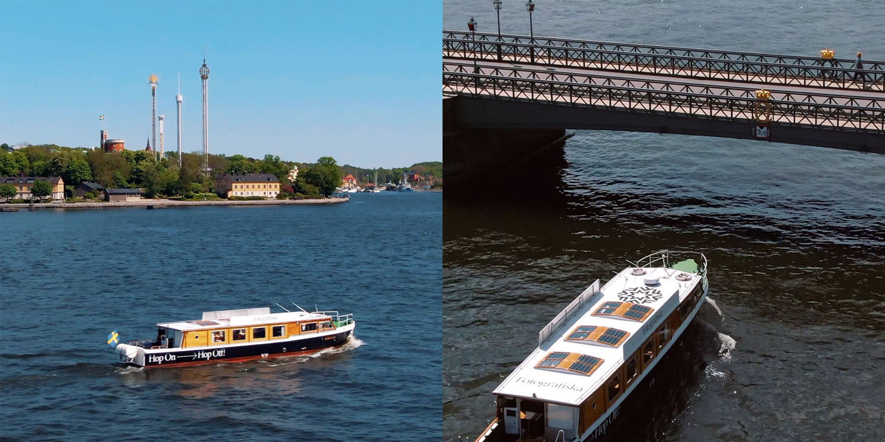 Åk elbåt till Fotografiska