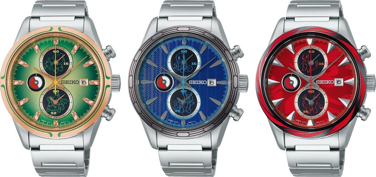 Seiko släpper Pokémon-klockor