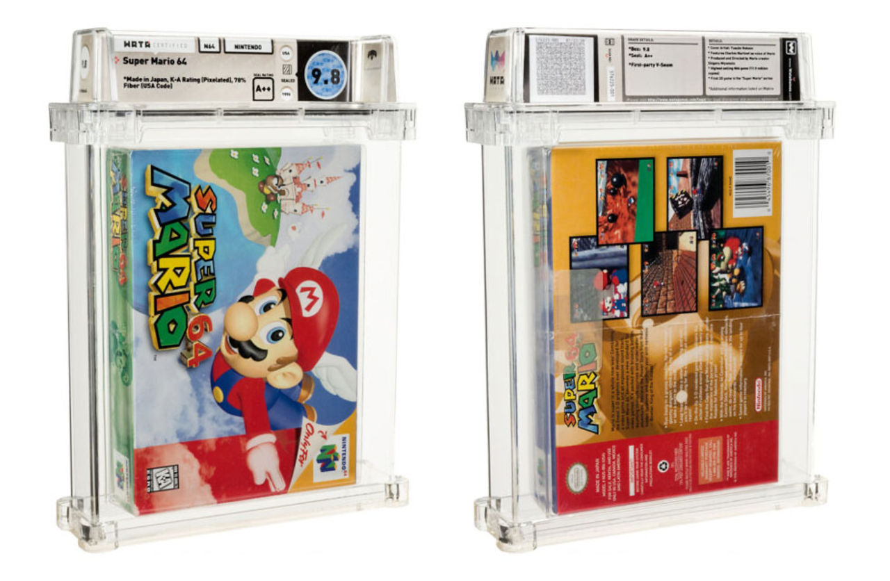 Oöppnad kopia av Super Mario 64 såld för 1,56 miljoner dollar