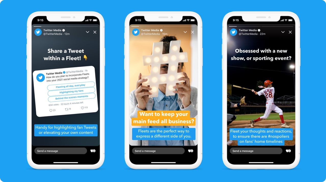 Twitter tar bort fleets