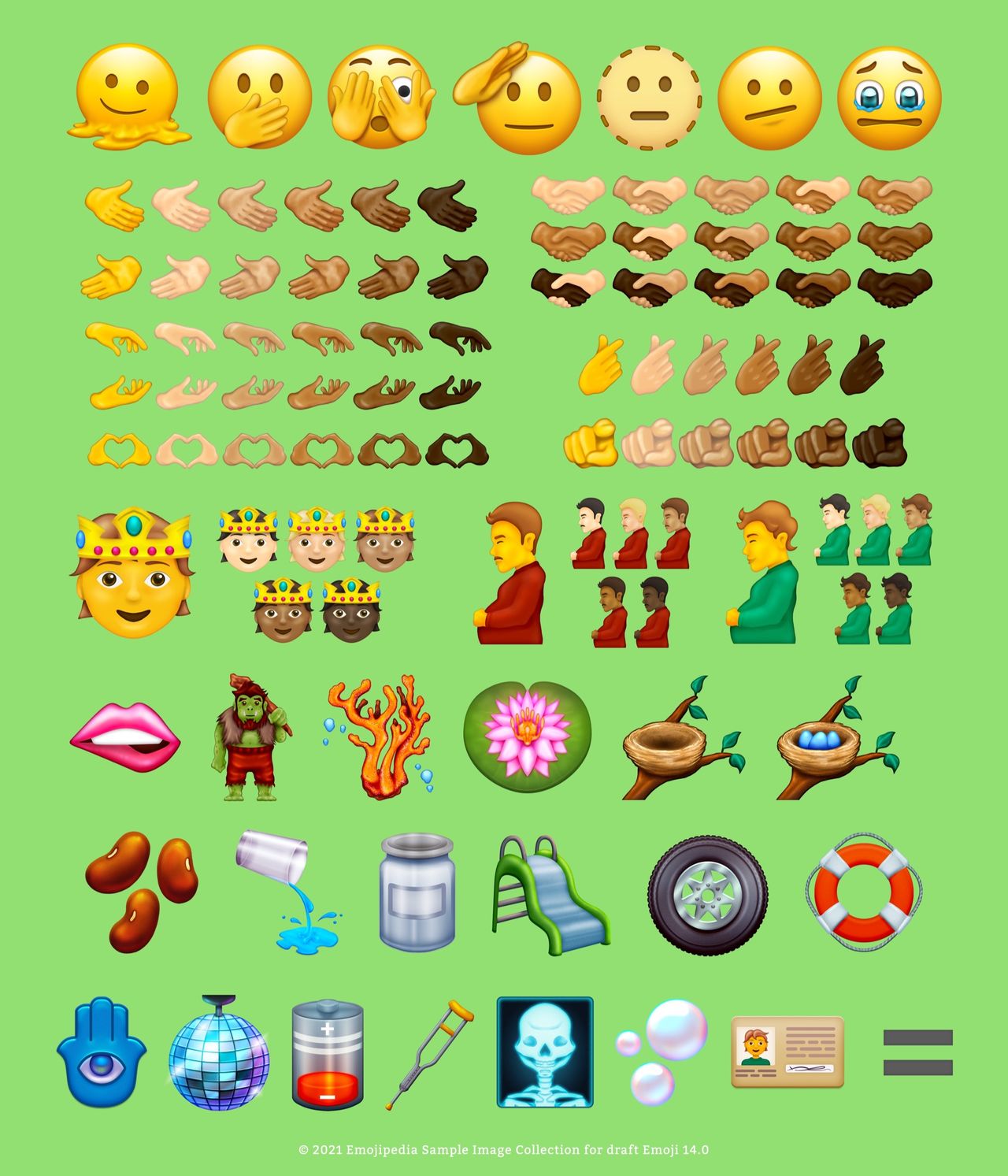 Nya emojis på ingång