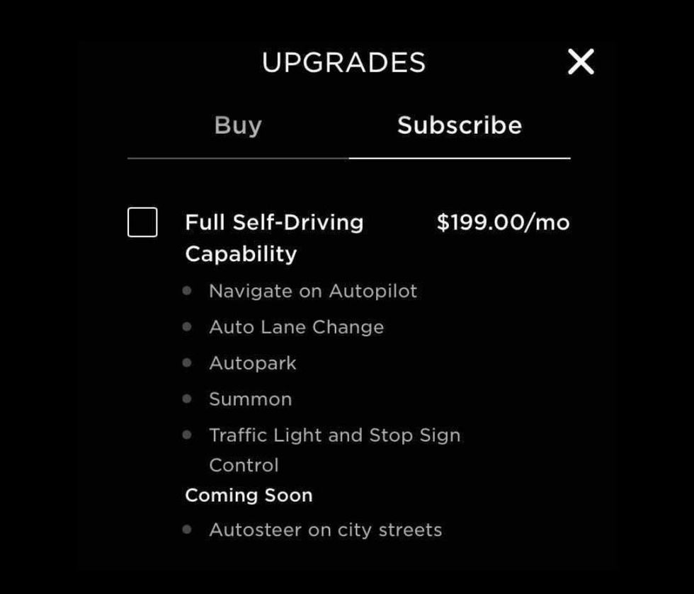Prenumerera på Teslas